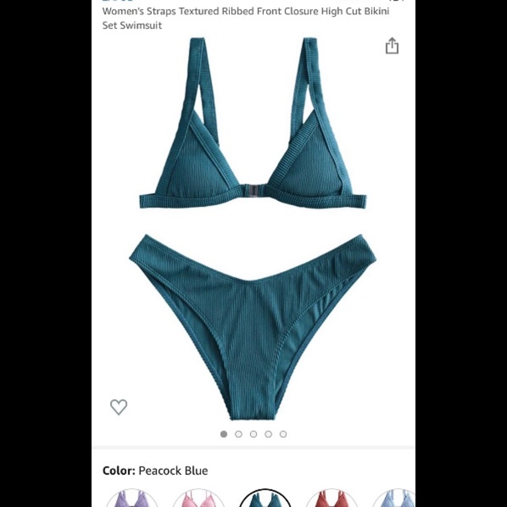 Zaful Front Closure Bikini